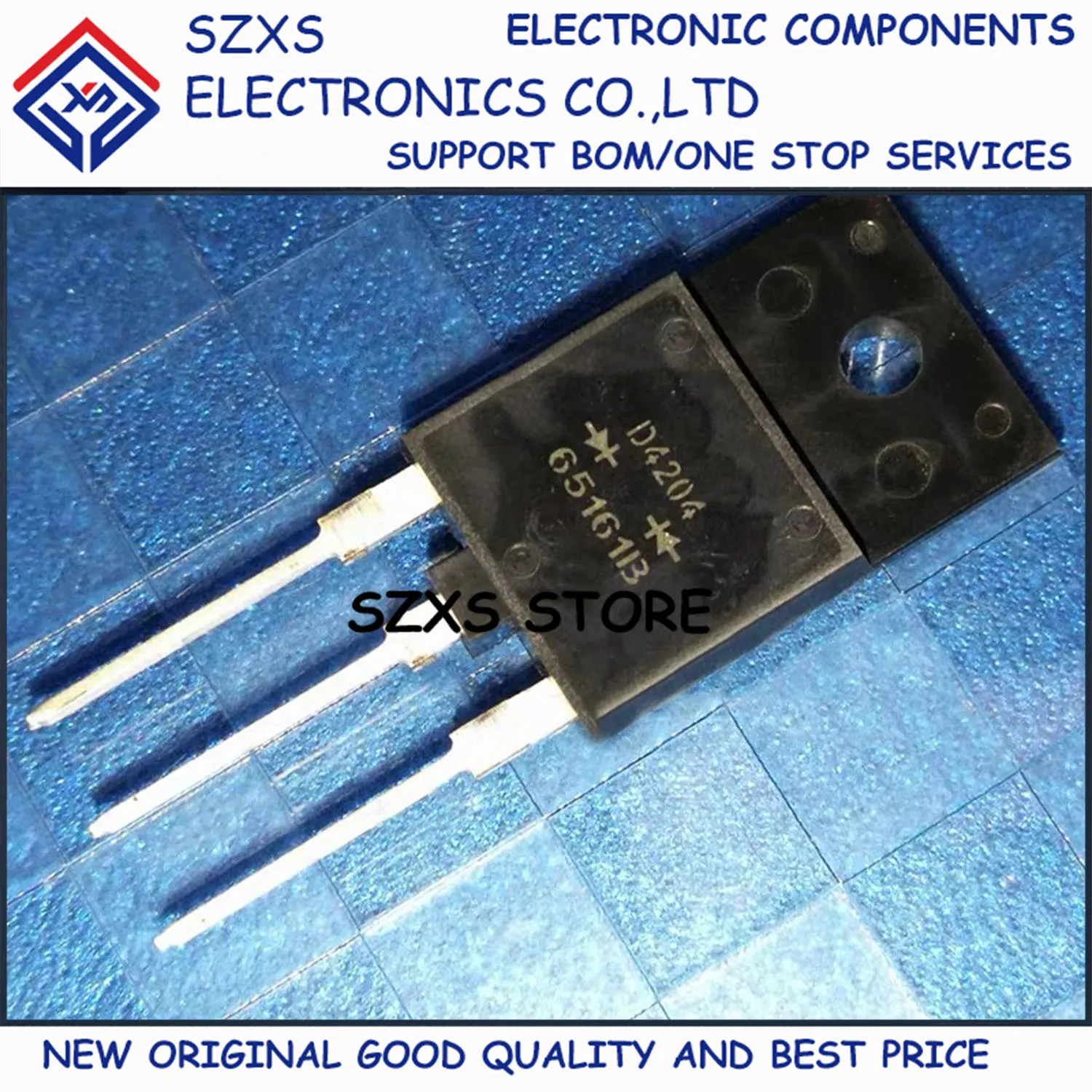 New Original 10Pcs D4204 FMD-4204 TO-3PF 20A 400V Fast Recovery Diode In Stock Electronic Components Good Quality 
New Original 10Pcs D4204 FMD-4204 TO-3PF 20A 400V Fast Recovery Diode In Stock Electronic Components Good Quality