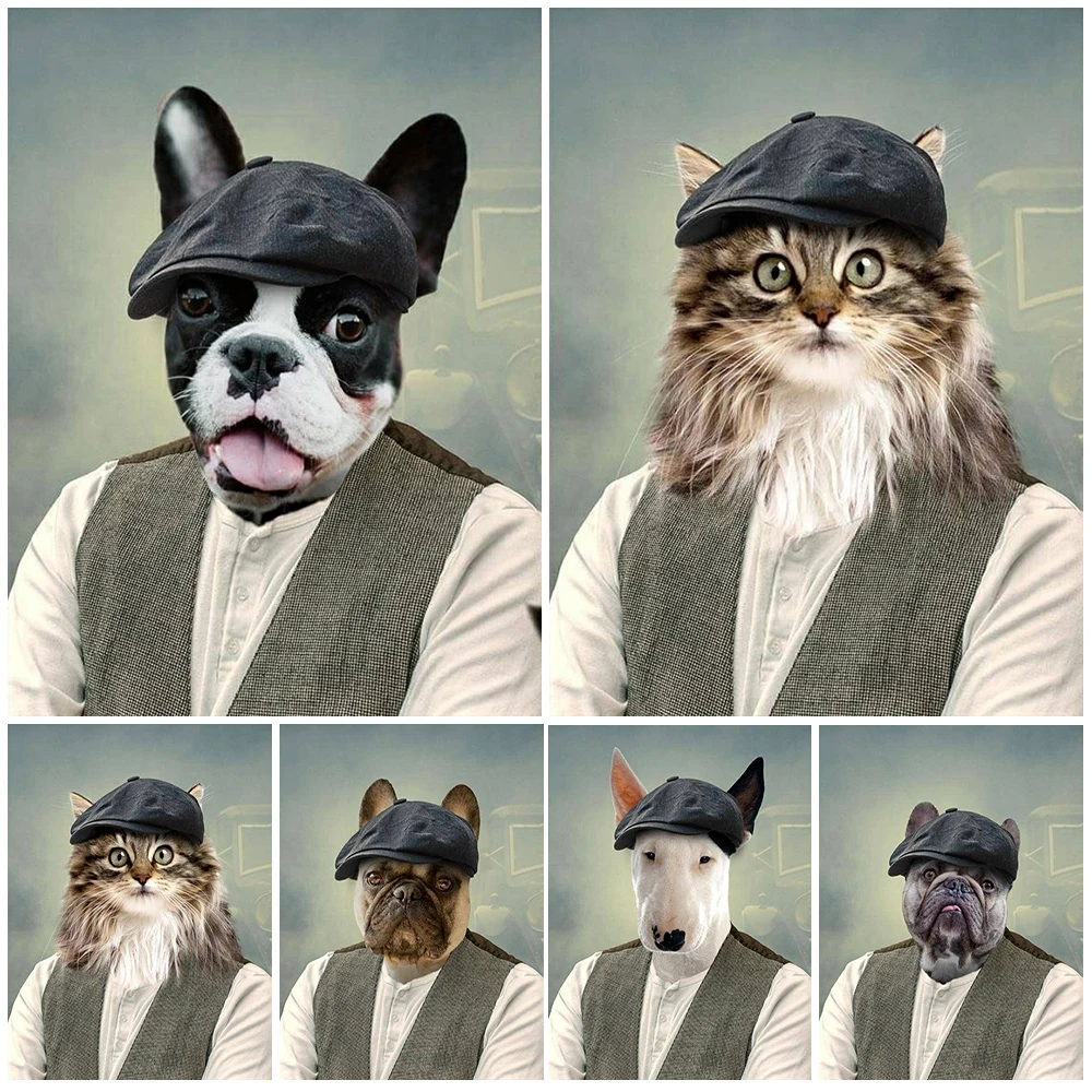 Animal Portraits Casual Suit Gentleman Posters Wall Pictures For Living Room Nordic Poster Wall Art Canvas Painting Unframed
Animal Portraits Casual Suit Gentleman Posters Wall Pictures For Living Room Nordic Poster Wall Art Canvas Painting Unframed