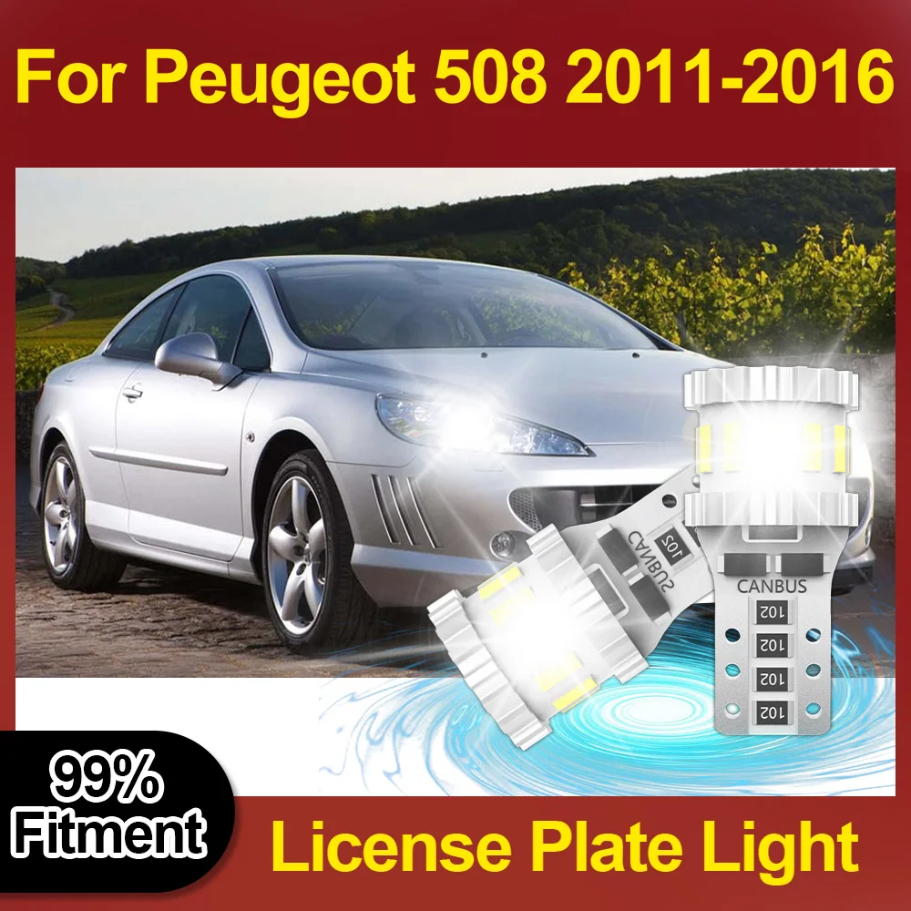T10 W5W 194 168 License Plate Light 3400LM Plug And Play 6000K White CSP 360 Degree Lighting 12V For Peugeot 508 2011 2012-2016
T10 W5W 194 168 License Plate Light 3400LM Plug And Play 6000K White CSP 360 Degree Lighting 12V For Peugeot 508 2011 2012-2016
