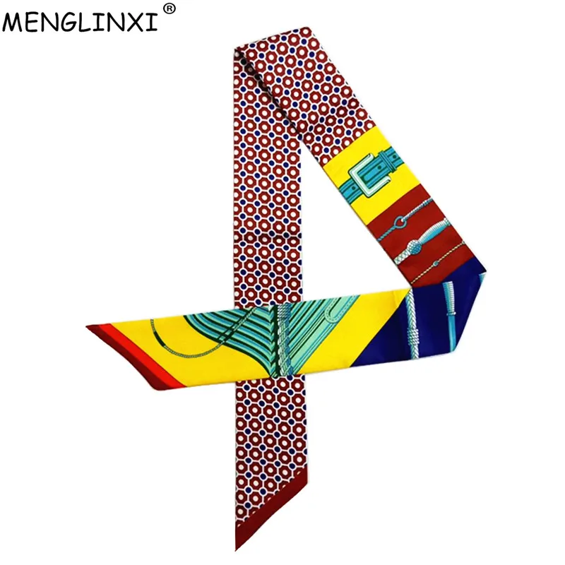 Wave Point Skinny Scarf 2024 New Brand Silk Scarf For Women Watch Band Print Head Scarf Long Handle Bag Scarves Wraps
Wave Point Skinny Scarf 2024 New Brand Silk Scarf For Women Watch Band Print Head Scarf Long Handle Bag Scarves Wraps