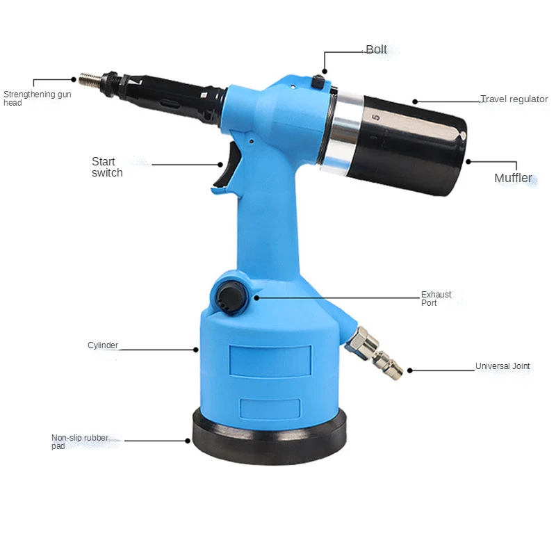 ConvenientPneumatic Air Rivet Nut Guns Automatic Insert threaded Pull Setter Riveters Riveting Rivnut Tool for Nuts M3 M4 M5
ConvenientPneumatic Air Rivet Nut Guns Automatic Insert threaded Pull Setter Riveters Riveting Rivnut Tool for Nuts M3 M4 M5