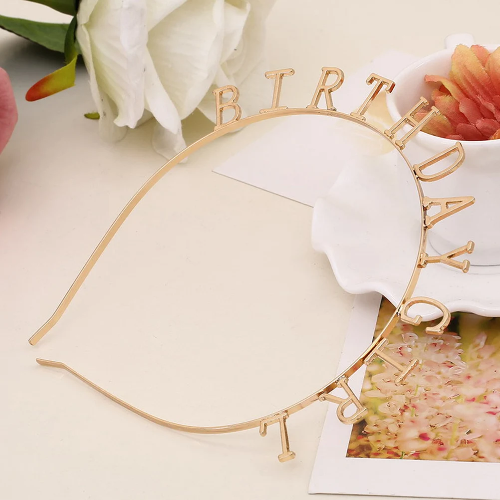 Girl'S Birthday Headband Zinc Alloy Lightweight Golden Tiara Hair Accessories For s Women Party Decoration Gift Birthday Girl
Girl'S Birthday Headband Zinc Alloy Lightweight Golden Tiara Hair Accessories For s Women Party Decoration Gift Birthday Girl