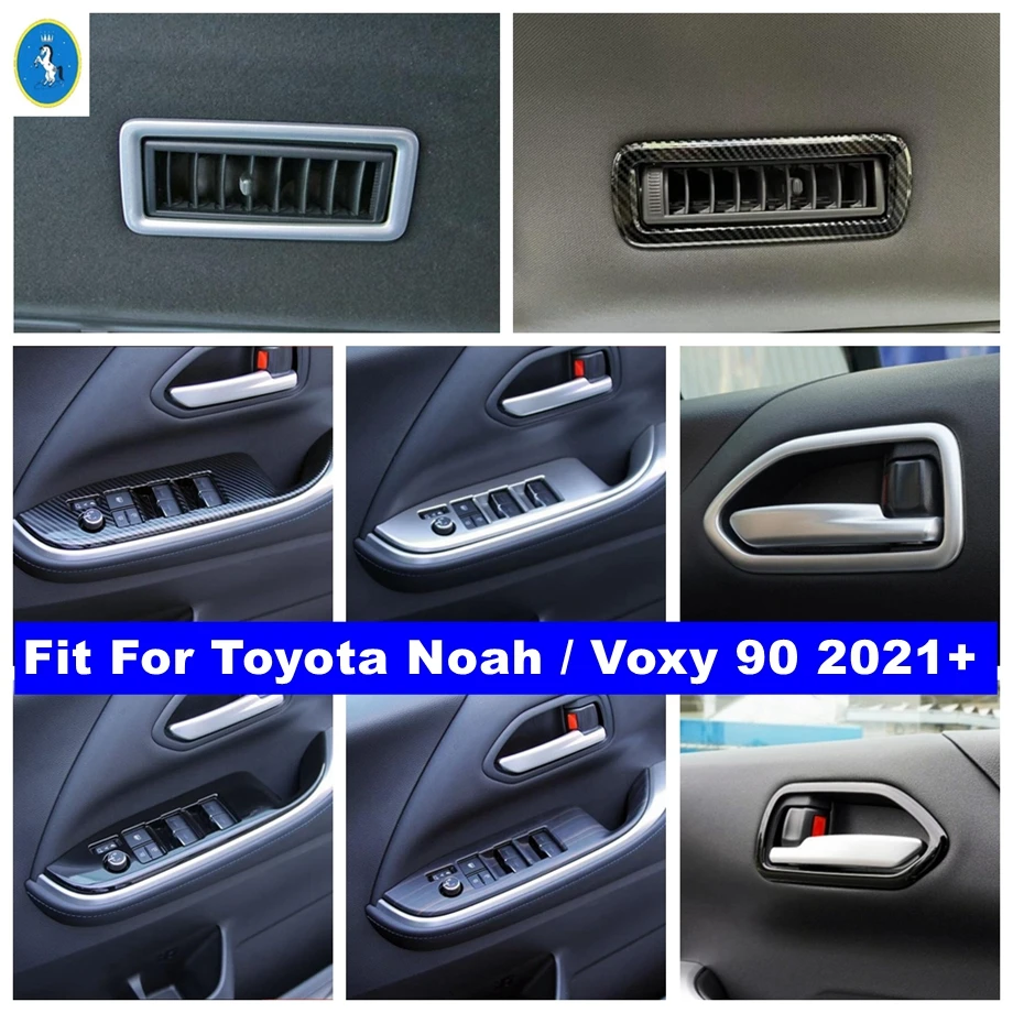 Inner Door Handle Bowl / Glass Lift Button Panel / Roof Air Vent Cover Trim For Toyota Noah / Voxy 90 2021- 2023 Car Accessories
Inner Door Handle Bowl / Glass Lift Button Panel / Roof Air Vent Cover Trim For Toyota Noah / Voxy 90 2021- 2023 Car Accessories