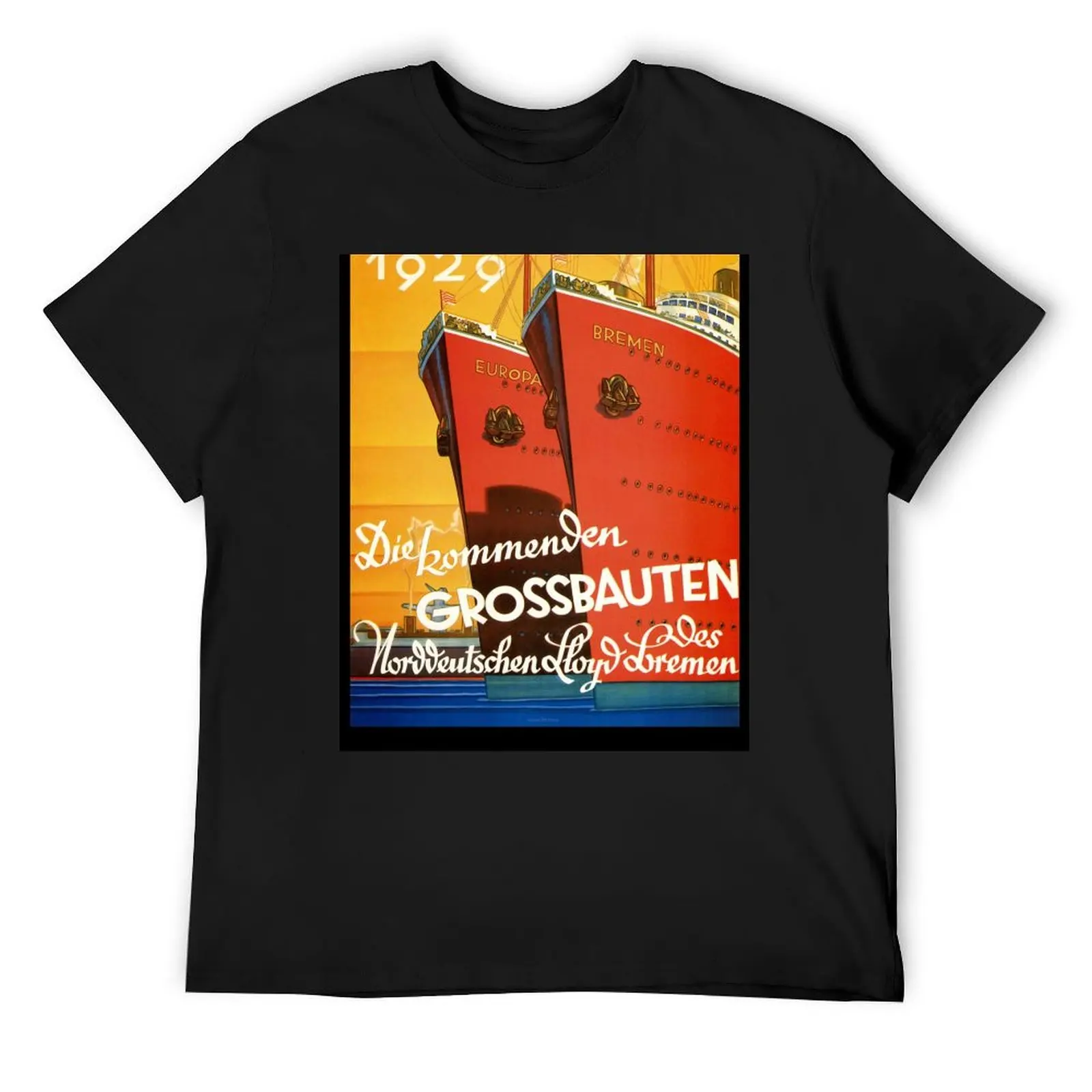 Beautiful Art Deco Vintage German Cruise Ship Travel Poster T-Shirt Man t-shirt Funny t-shirts mens shirts graphic tee
Beautiful Art Deco Vintage German Cruise Ship Travel Poster T-Shirt Man t-shirt Funny t-shirts mens shirts graphic tee