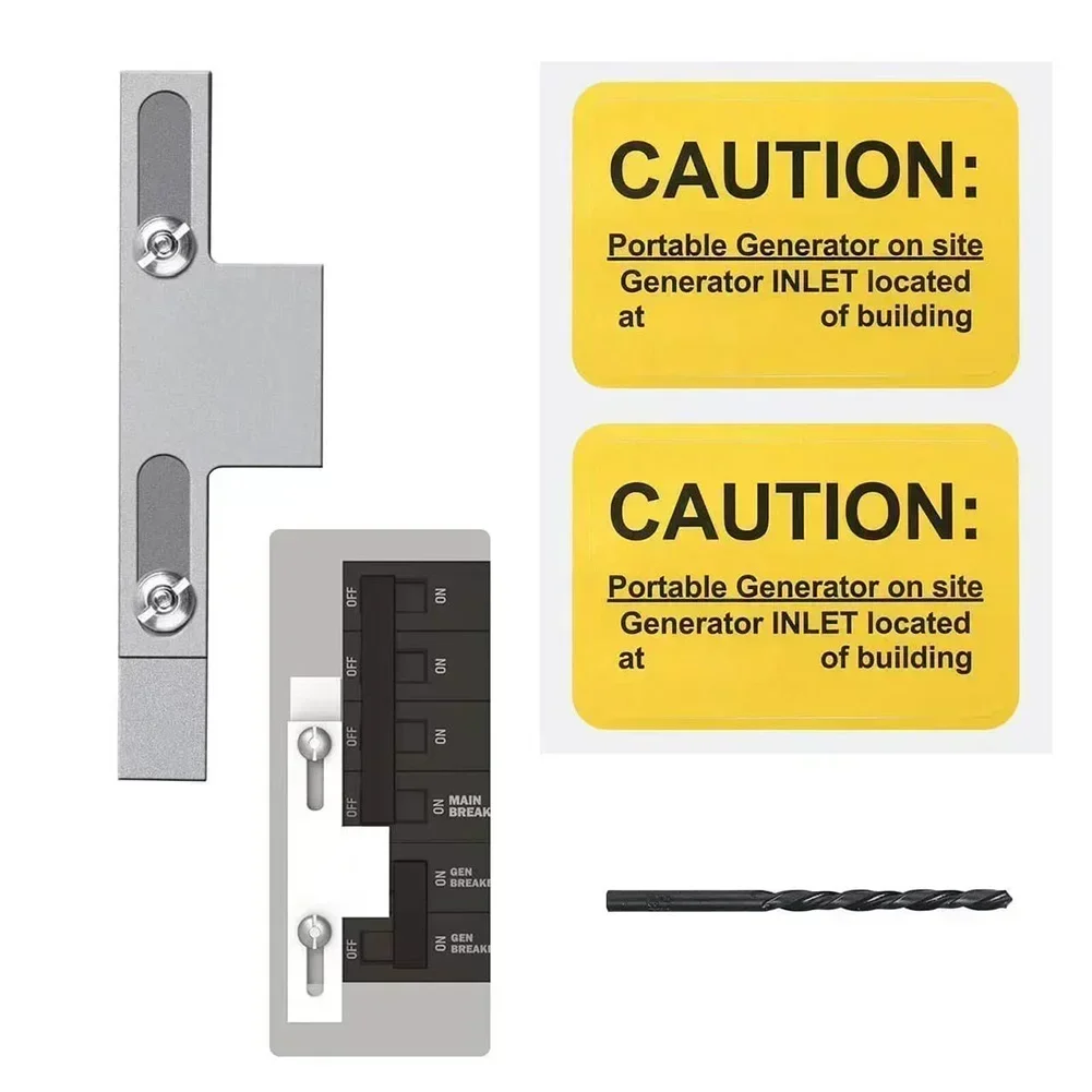 Shoulder Screws Kit Generator Interlock Interlock Plate Aluminum Alloy Kit Power Outage Part Secure Amp Breaker SD200SA
Shoulder Screws Kit Generator Interlock Interlock Plate Aluminum Alloy Kit Power Outage Part Secure Amp Breaker SD200SA