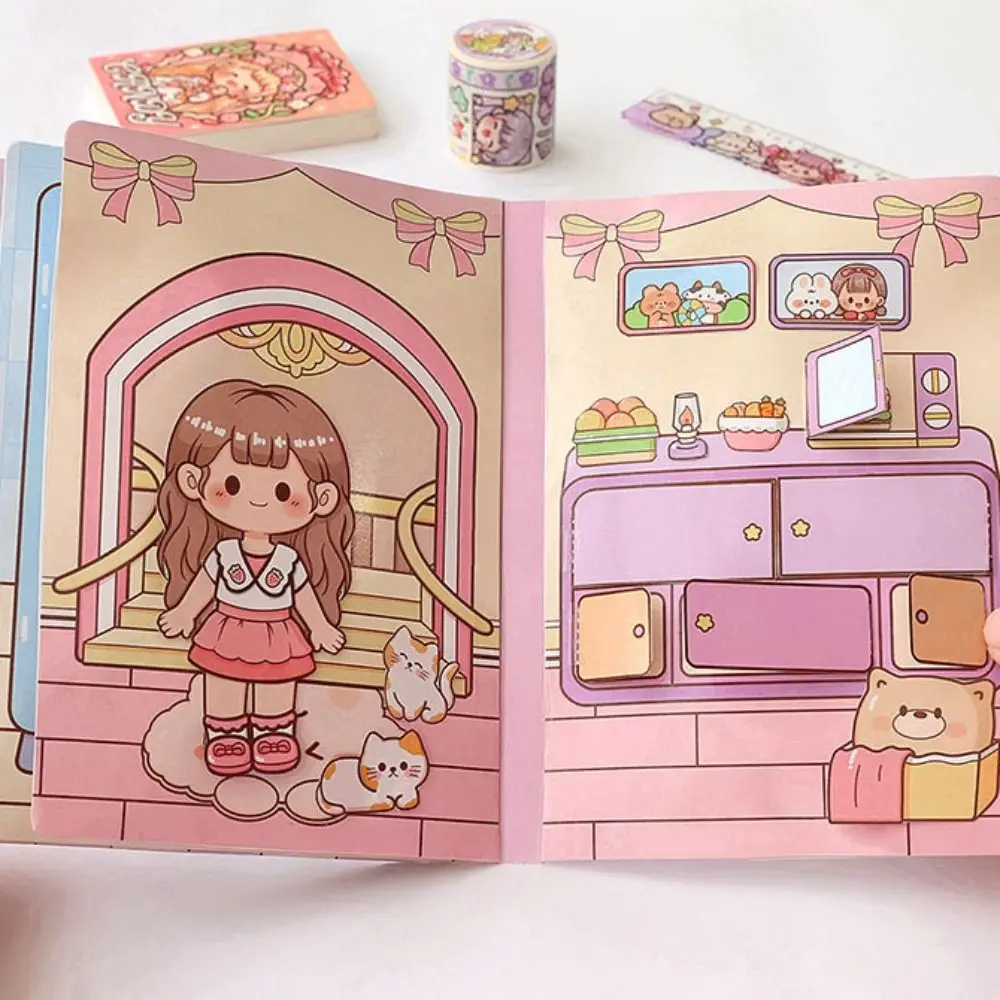 Activity Books Pinch Music Quiet Book Paper Sticker Book Telado Busy Book Kawaii Cartoon DIY Scene Material Sticker Toddlers
Activity Books Pinch Music Quiet Book Paper Sticker Book Telado Busy Book Kawaii Cartoon DIY Scene Material Sticker Toddlers