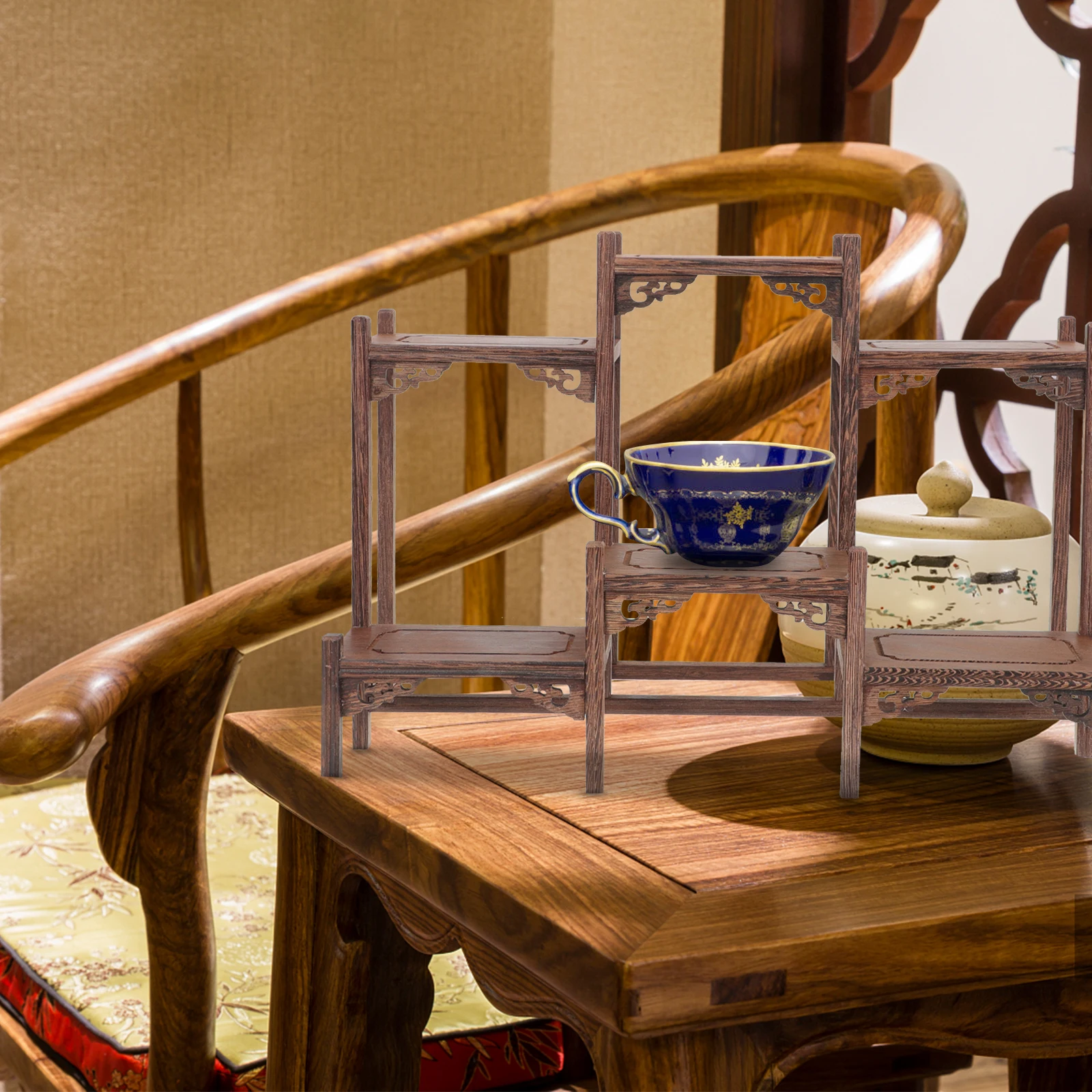 St ganizer Rack for Wooden Tea Cup Holder Mugs Coffee Teaware Shelf Storage Foldable Tea Cup Rack Small Accessories
St ganizer Rack for Wooden Tea Cup Holder Mugs Coffee Teaware Shelf Storage Foldable Tea Cup Rack Small Accessories