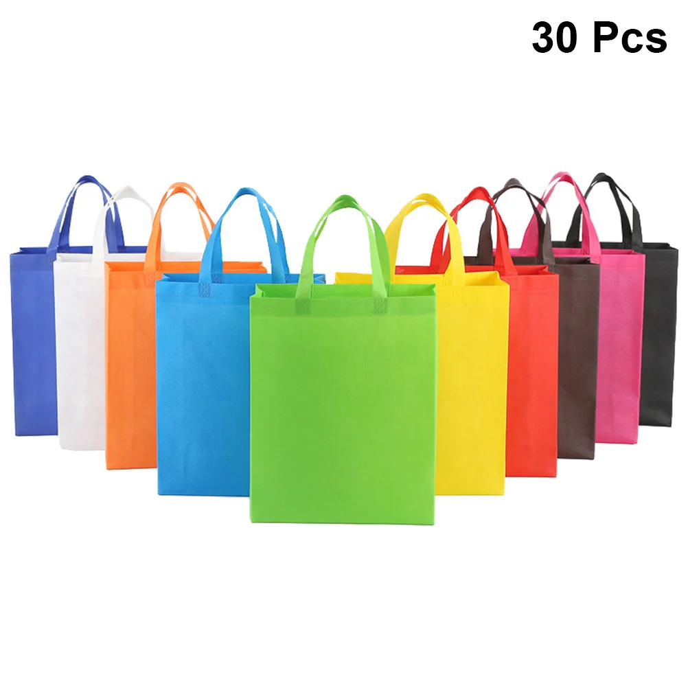 30PCS 10 Colors Recyclable Handbags Portable Tote Bags Nonwovens Shopping Bags (Vertical Version) non-woven handbag
30PCS 10 Colors Recyclable Handbags Portable Tote Bags Nonwovens Shopping Bags (Vertical Version) non-woven handbag
