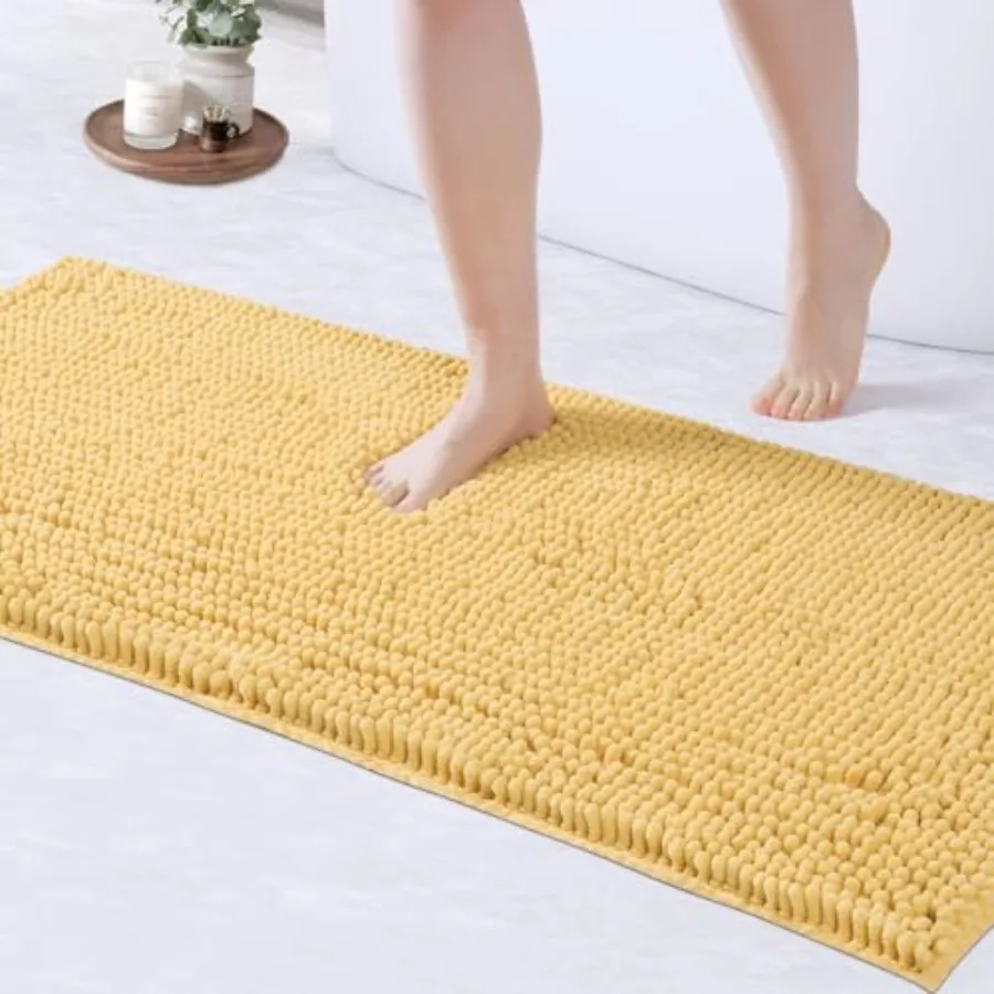 Large Chenille Bathroom Rugs Mat 47"x24" Non-Slip Bath Mat for Bathroom Floor and Bathtub Washable Shower Shag Bath Rugs Soft T
Large Chenille Bathroom Rugs Mat 47"x24" Non-Slip Bath Mat for Bathroom Floor and Bathtub Washable Shower Shag Bath Rugs Soft T