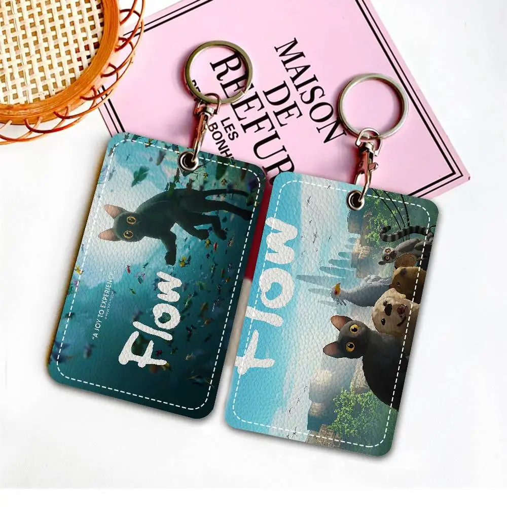 Movie F-Flow Cat Rectangle ID Card Case Keychain Access Card Bag Key Tag Ring Leather Card Holder Key Ring Access
Movie F-Flow Cat Rectangle ID Card Case Keychain Access Card Bag Key Tag Ring Leather Card Holder Key Ring Access