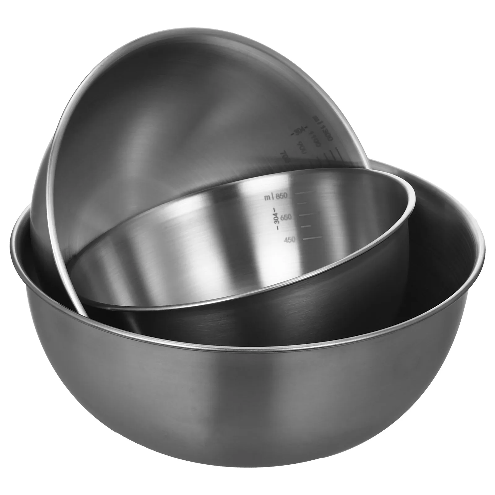 3pcs Stainless Steel Cold Noodle Stackable Lightweight Salad Soup Mixing Food Bowl for Kitchen Household Dishwasher for Fruits
3pcs Stainless Steel Cold Noodle Stackable Lightweight Salad Soup Mixing Food Bowl for Kitchen Household Dishwasher for Fruits
