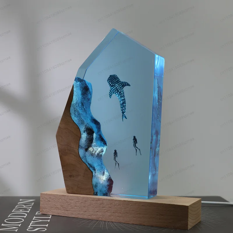 Diver Resin Night Light Ocean Wooden Ornament Deep Sea Exploration Decor Gift for Christmas Home Desktop Bedroom Decor
Diver Resin Night Light Ocean Wooden Ornament Deep Sea Exploration Decor Gift for Christmas Home Desktop Bedroom Decor