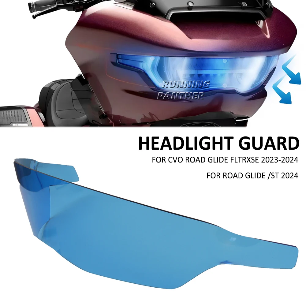 Motorcycle Front Fairing Headlight Head Light Lamp Protection Grille Guard Cover For CVO Road Glide FLTRXSE 2023 2024 / ST 2024
Motorcycle Front Fairing Headlight Head Light Lamp Protection Grille Guard Cover For CVO Road Glide FLTRXSE 2023 2024 / ST 2024