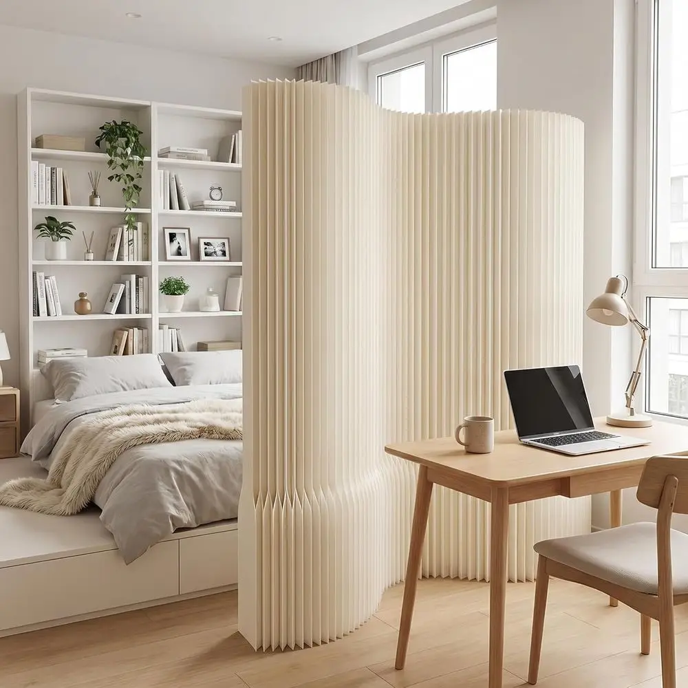 Portable Expandable Paper Partition for Privacy, Home or Office, White, 6ft H × 13ft W
Portable Expandable Paper Partition for Privacy, Home or Office, White, 6ft H × 13ft W