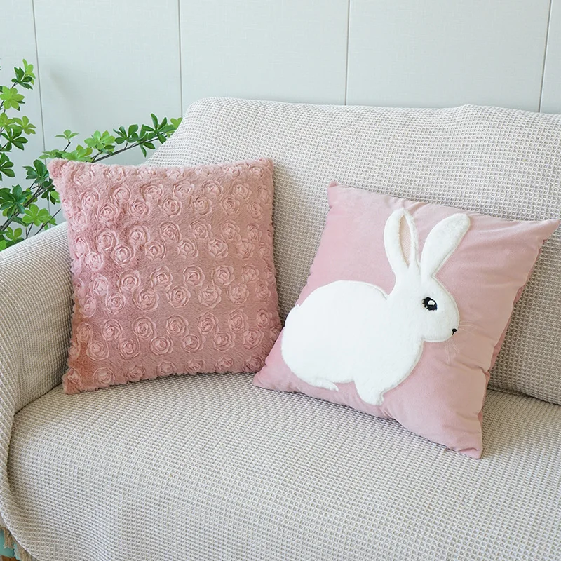 Rabbit Floral Throw Pillow Cover Bay Window Waist Cushion Cover Modern Simplicity Decor Home Decoration Pillowcase 30x50/45x45CM
Rabbit Floral Throw Pillow Cover Bay Window Waist Cushion Cover Modern Simplicity Decor Home Decoration Pillowcase 30x50/45x45CM