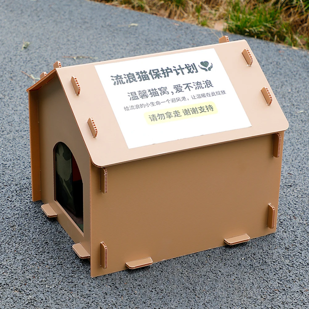 Stray Cats House Waterproof Outside Cat House Foldable Cat Outdoor House Collapsible Insulated Pet House for Indoor Outdoor Use
Stray Cats House Waterproof Outside Cat House Foldable Cat Outdoor House Collapsible Insulated Pet House for Indoor Outdoor Use