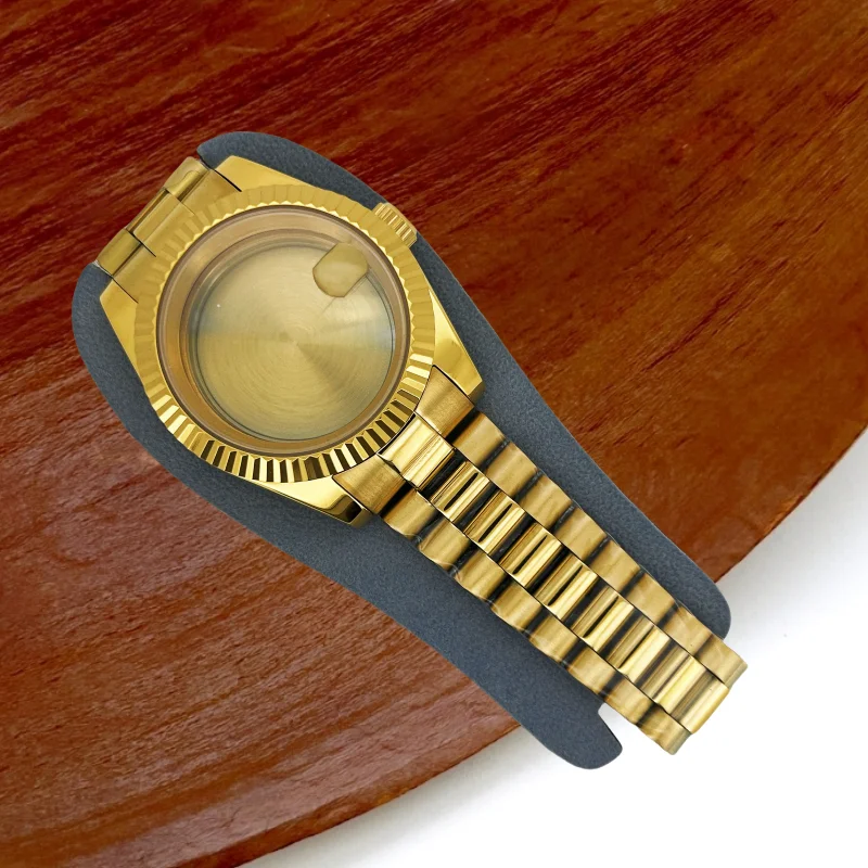 36/39mm Silver Watch Case Presidential Steel Strip Sapphire Glass for Sek Oyster DateJust Japan NH35 NH36/4R/7S Movement No Logo
36/39mm Silver Watch Case Presidential Steel Strip Sapphire Glass for Sek Oyster DateJust Japan NH35 NH36/4R/7S Movement No Logo