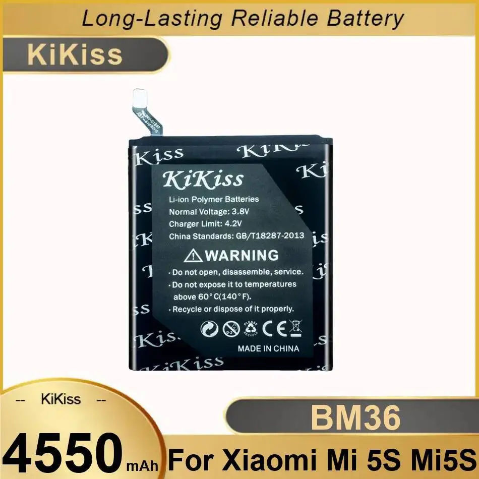 BM36 Mobile Phone Battery 4550Mah For Xiaomi MI 5S Mi5s Premium Replacement
BM36 Mobile Phone Battery 4550Mah For Xiaomi MI 5S Mi5s Premium Replacement
