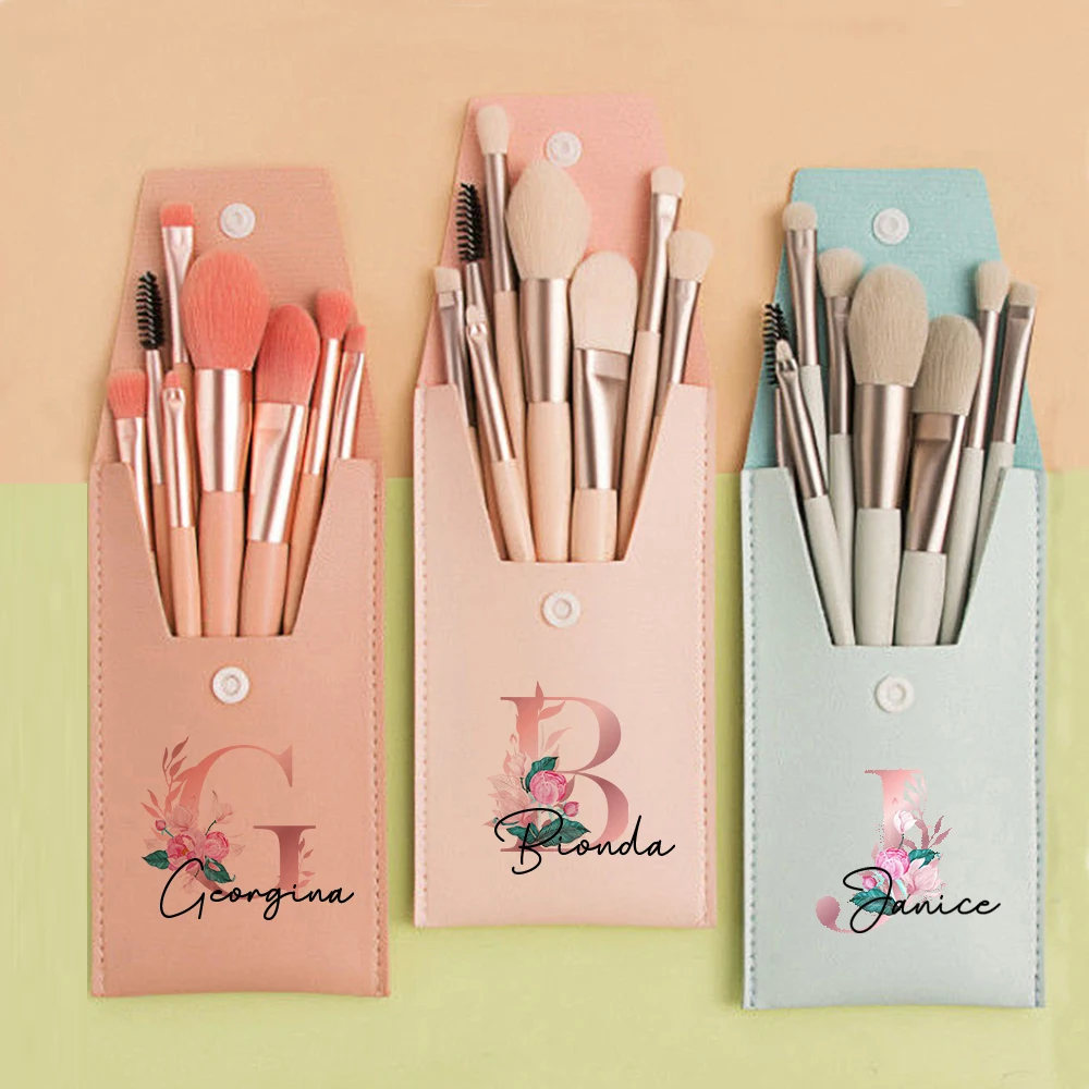 Personalized Wedding Bridesmaid Gifts Makeup Brush Set, PU Leather Makeup Brush Bag Wedding Bridal Shower Party Gifts
Personalized Wedding Bridesmaid Gifts Makeup Brush Set, PU Leather Makeup Brush Bag Wedding Bridal Shower Party Gifts