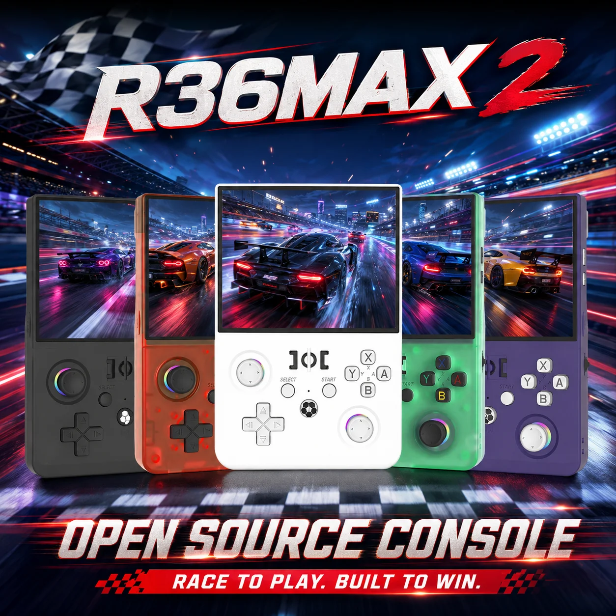 RK3326 Quad Core Handheld Game Console RG36 MAX 2 Open Source System High Precision Joystick TF Card Expandable Retro Gamepad
RK3326 Quad Core Handheld Game Console RG36 MAX 2 Open Source System High Precision Joystick TF Card Expandable Retro Gamepad