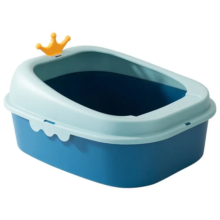 Hot Selling Luxury Semi-Enclosed Big Space Splash Proof Deodorant Detachable Pet Cat Litter Box Toilet Sandbox For Kittens Cats
Hot Selling Luxury Semi-Enclosed Big Space Splash Proof Deodorant Detachable Pet Cat Litter Box Toilet Sandbox For Kittens Cats
