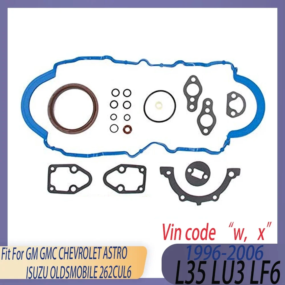 Engine Part Cylinder Head Full Gasket Set Fit 4.3 L GAS L35 LU3 LF6 94-06 For GM GMC CHEVROLET ASTRO ISUZU OLDSMOBILE 262CUL6
Engine Part Cylinder Head Full Gasket Set Fit 4.3 L GAS L35 LU3 LF6 94-06 For GM GMC CHEVROLET ASTRO ISUZU OLDSMOBILE 262CUL6