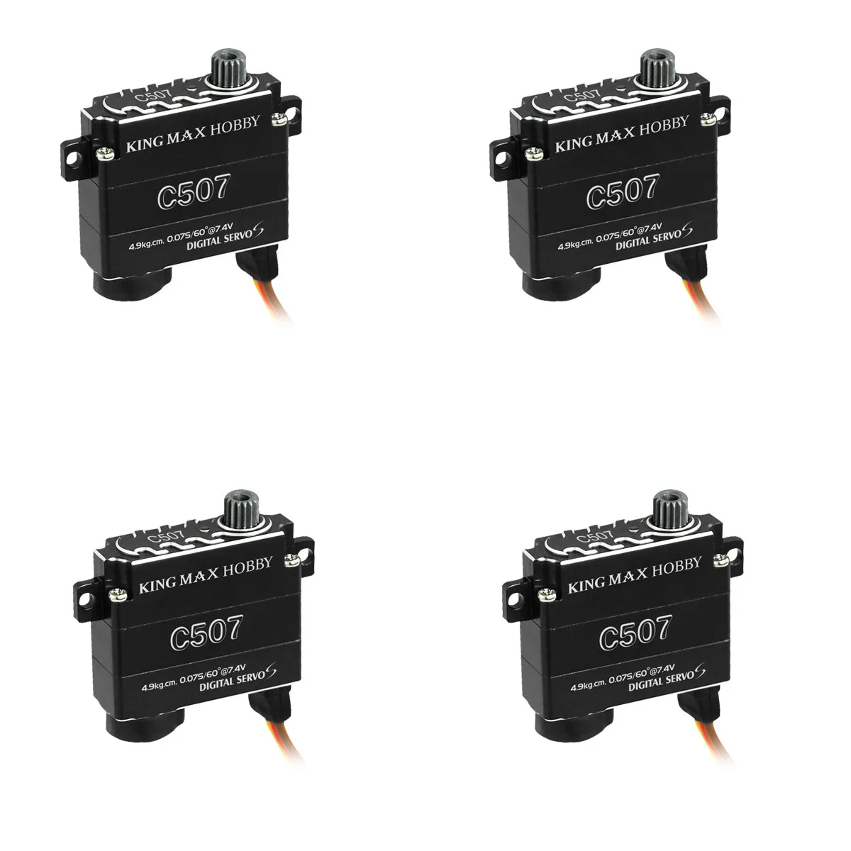 Kingmax C507 9g Hollow Cup Metal Gear High and Low Pressure Digital Thin Wing Glider Mini Coreless Motor Hobby Servo 1/2/4PCS
Kingmax C507 9g Hollow Cup Metal Gear High and Low Pressure Digital Thin Wing Glider Mini Coreless Motor Hobby Servo 1/2/4PCS