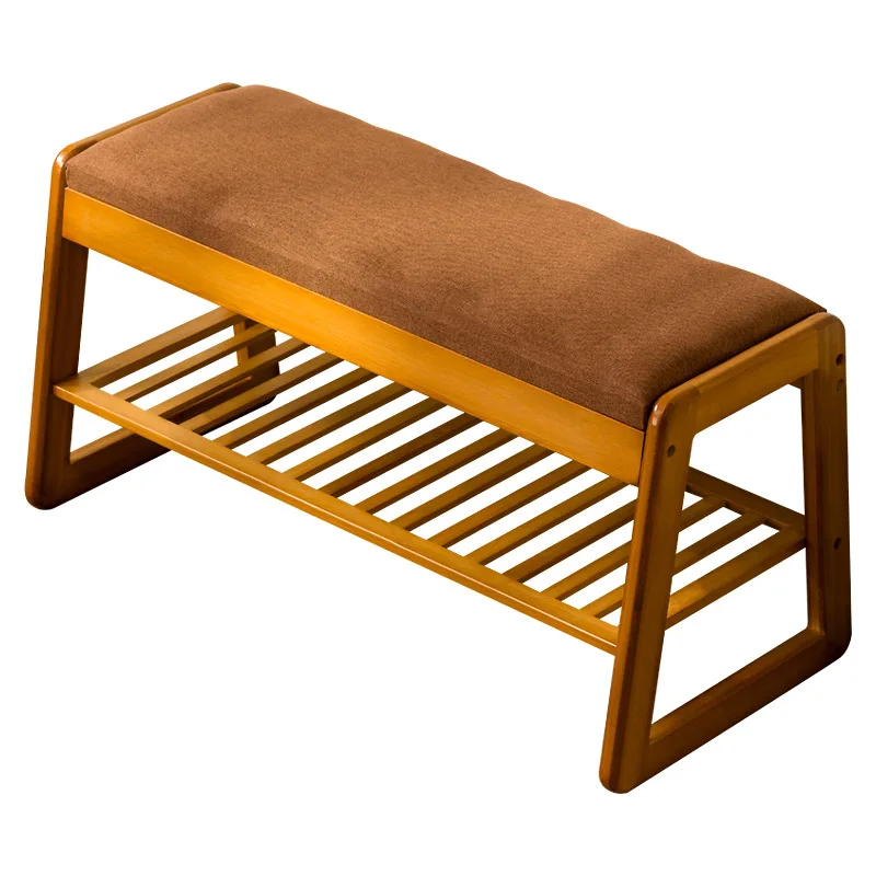 #New natural bamboo and wood soft bag shoe changing stool, home storage shoe wearing stool, multi-layer storage shoe cabinet
#New natural bamboo and wood soft bag shoe changing stool, home storage shoe wearing stool, multi-layer storage shoe cabinet