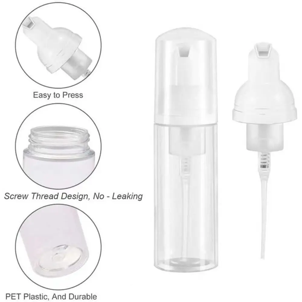 Portable 30/50ml Foam Pump Bottle Clear Plastic Empty Bottle Foaming Dispenser Cosmetics Packaging
Portable 30/50ml Foam Pump Bottle Clear Plastic Empty Bottle Foaming Dispenser Cosmetics Packaging