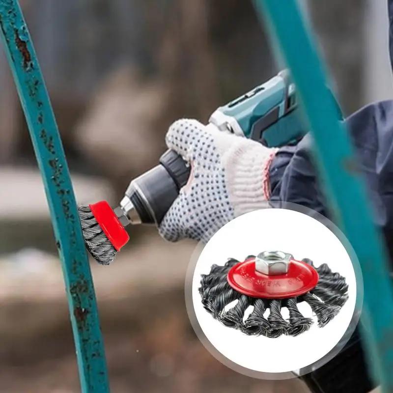Grinder Wire Wheel Angle Grinder Wire Brush Efficient Wire Wheel Brush Carbon Steel Wire Brush For Angle Grinder Rust Removal
Grinder Wire Wheel Angle Grinder Wire Brush Efficient Wire Wheel Brush Carbon Steel Wire Brush For Angle Grinder Rust Removal