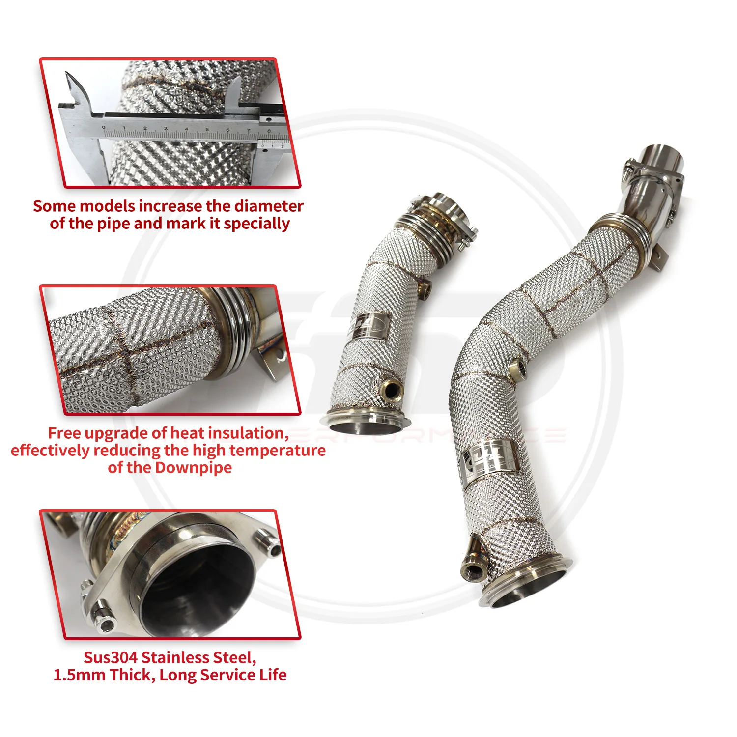 High Flow Performance Downpipe for BMW M3 M4 F80 F82 HMD Exhaust System With Heat Shield gift Resonance Tube
High Flow Performance Downpipe for BMW M3 M4 F80 F82 HMD Exhaust System With Heat Shield gift Resonance Tube