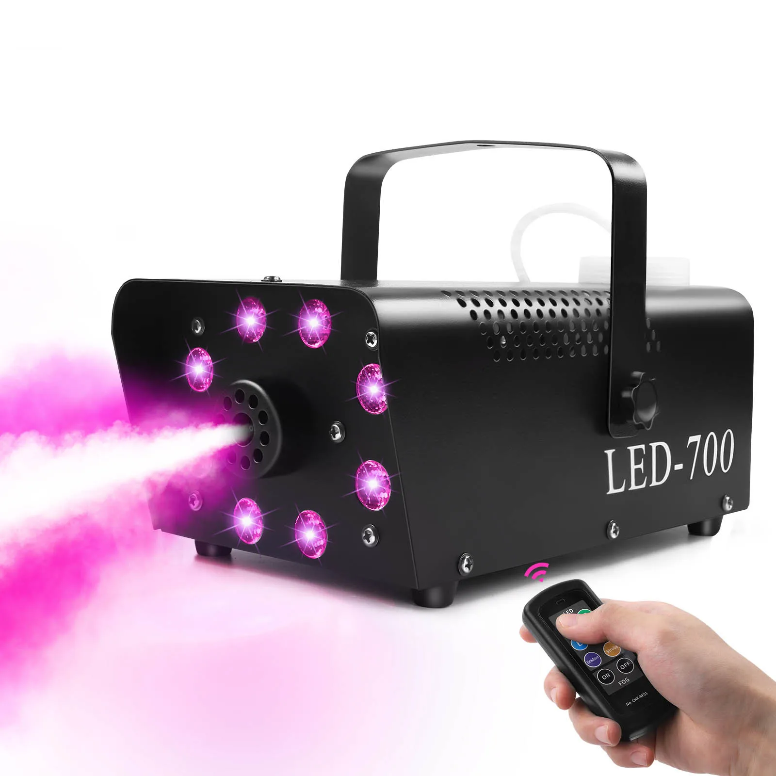 Topflashstar 700W LED RGB Manufacturer of Smoke Fog Machines for Stage Performances at Wedding Parties
Topflashstar 700W LED RGB Manufacturer of Smoke Fog Machines for Stage Performances at Wedding Parties