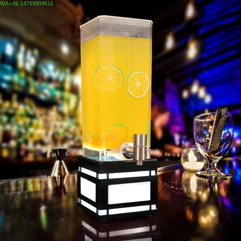 Hot Wholesale 3L Acrylic LED Light Food Grade Ice-Cooled Customizable Beer Tower Dispenser Rechargeable Drink Dispenser for Bars
Hot Wholesale 3L Acrylic LED Light Food Grade Ice-Cooled Customizable Beer Tower Dispenser Rechargeable Drink Dispenser for Bars