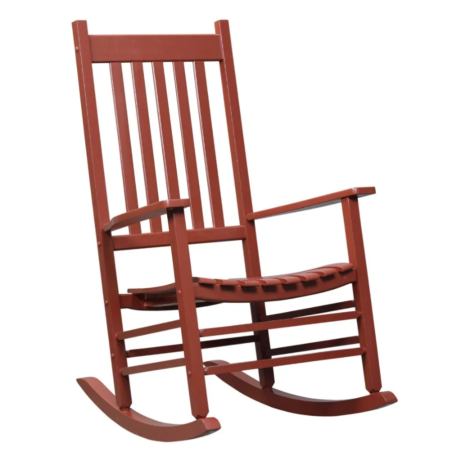 Outdoor Rocking Chair Patio Wooden Rocking Chair with Smooth Armrests High Back for Garden Balcony Porch Supports Up to 352 lb
Outdoor Rocking Chair Patio Wooden Rocking Chair with Smooth Armrests High Back for Garden Balcony Porch Supports Up to 352 lb