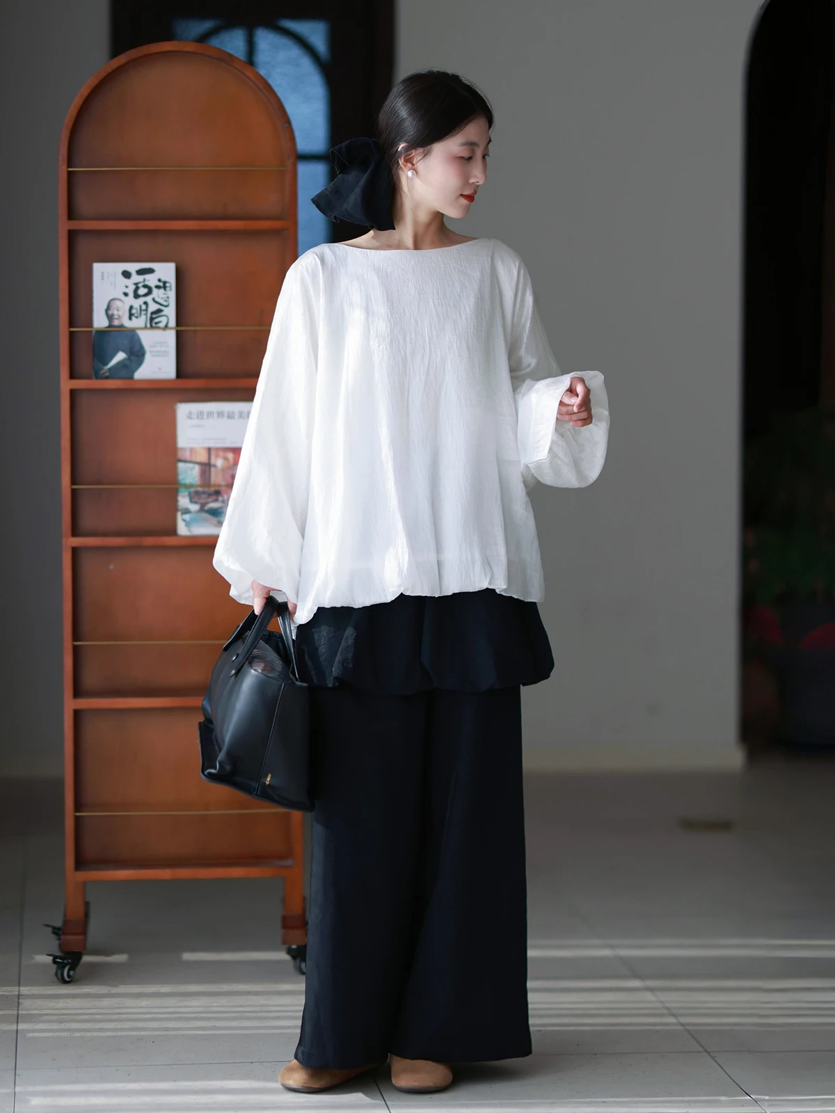 Original Mokedai Spring 2026 Slimming Loose Wide Leg Pants Ele High Waist Casual Trousers Faionable Straight Leg Trousers
Original Mokedai Spring 2026 Slimming Loose Wide Leg Pants Ele High Waist Casual Trousers Faionable Straight Leg Trousers