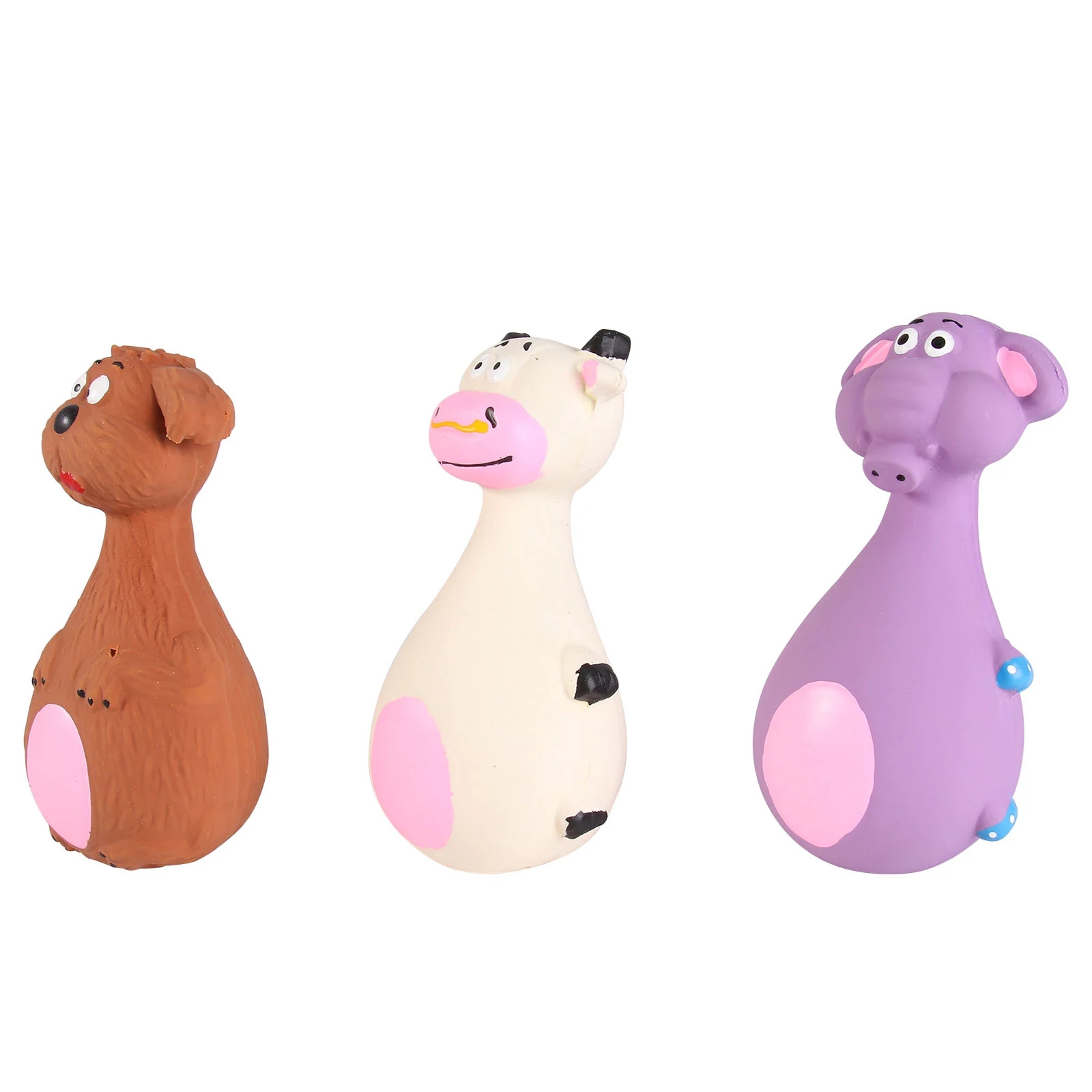 3 Pcs Pet Teething Toys Dog Chewing Squeaky Sound Animal Molar Educational Interactive Emulsion
3 Pcs Pet Teething Toys Dog Chewing Squeaky Sound Animal Molar Educational Interactive Emulsion