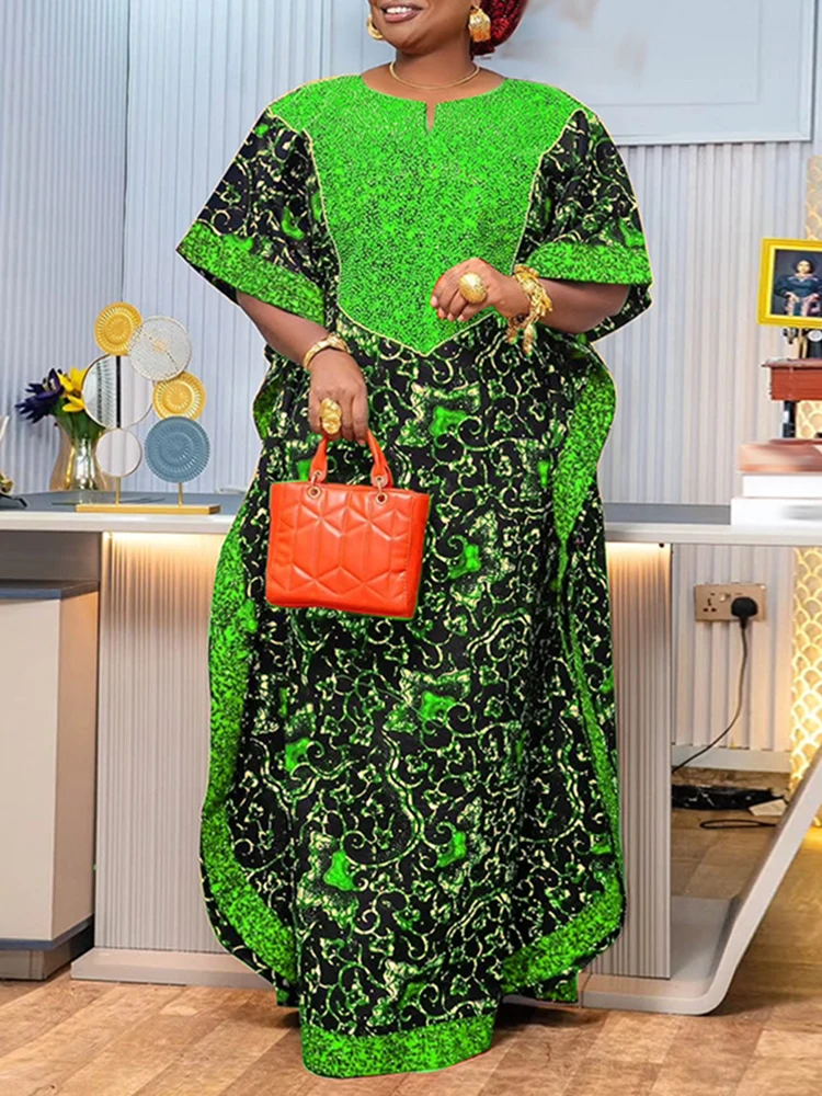 Plus Size Women Maxi Long Dress Summer Party Vestidos 2025 VONDA Vintage Print Patchwork Bat-wing Sleeve Sundress Casual Robe
Plus Size Women Maxi Long Dress Summer Party Vestidos 2025 VONDA Vintage Print Patchwork Bat-wing Sleeve Sundress Casual Robe