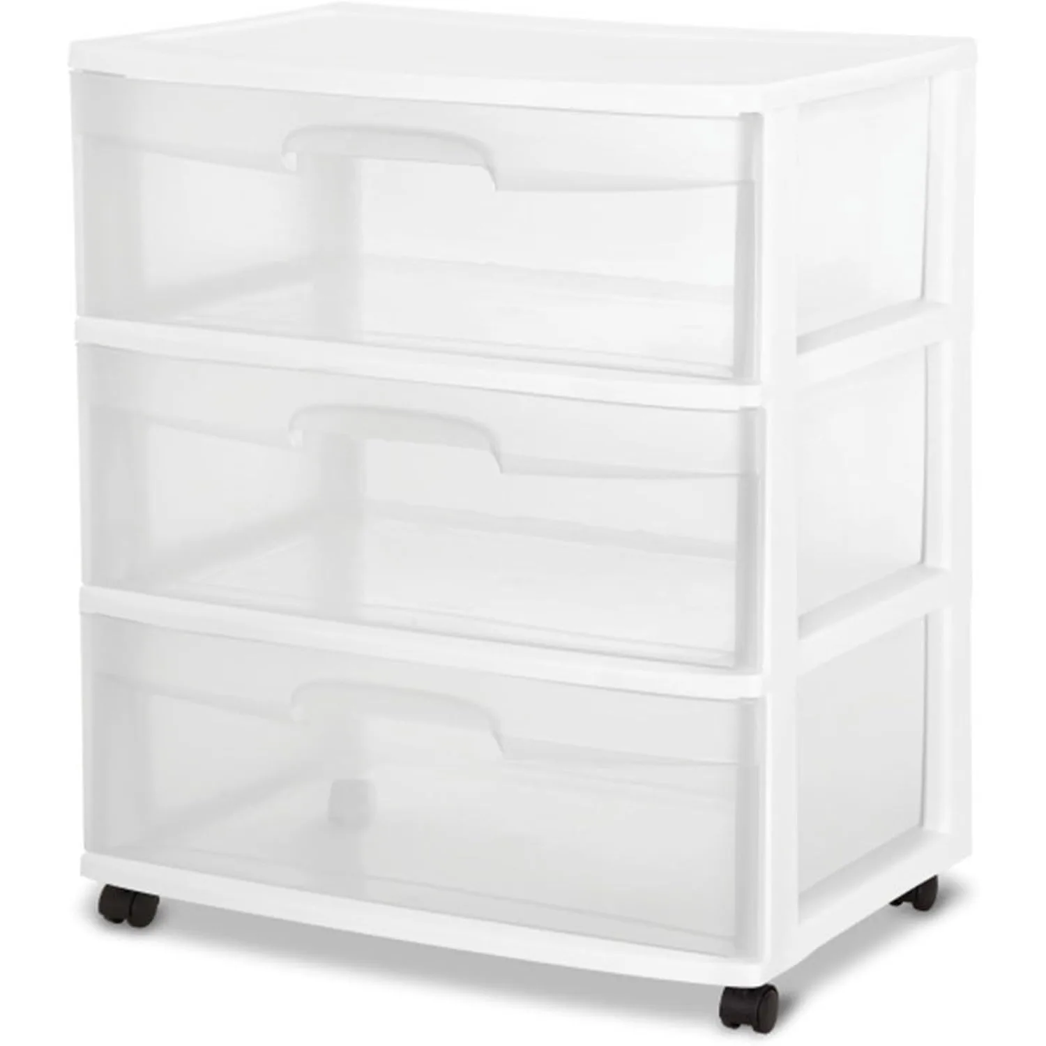 2 Pack Storage Organizer Cart, Plastic 3 Drawer Wide Rolling Cart w/Drawer Bins
2 Pack Storage Organizer Cart, Plastic 3 Drawer Wide Rolling Cart w/Drawer Bins