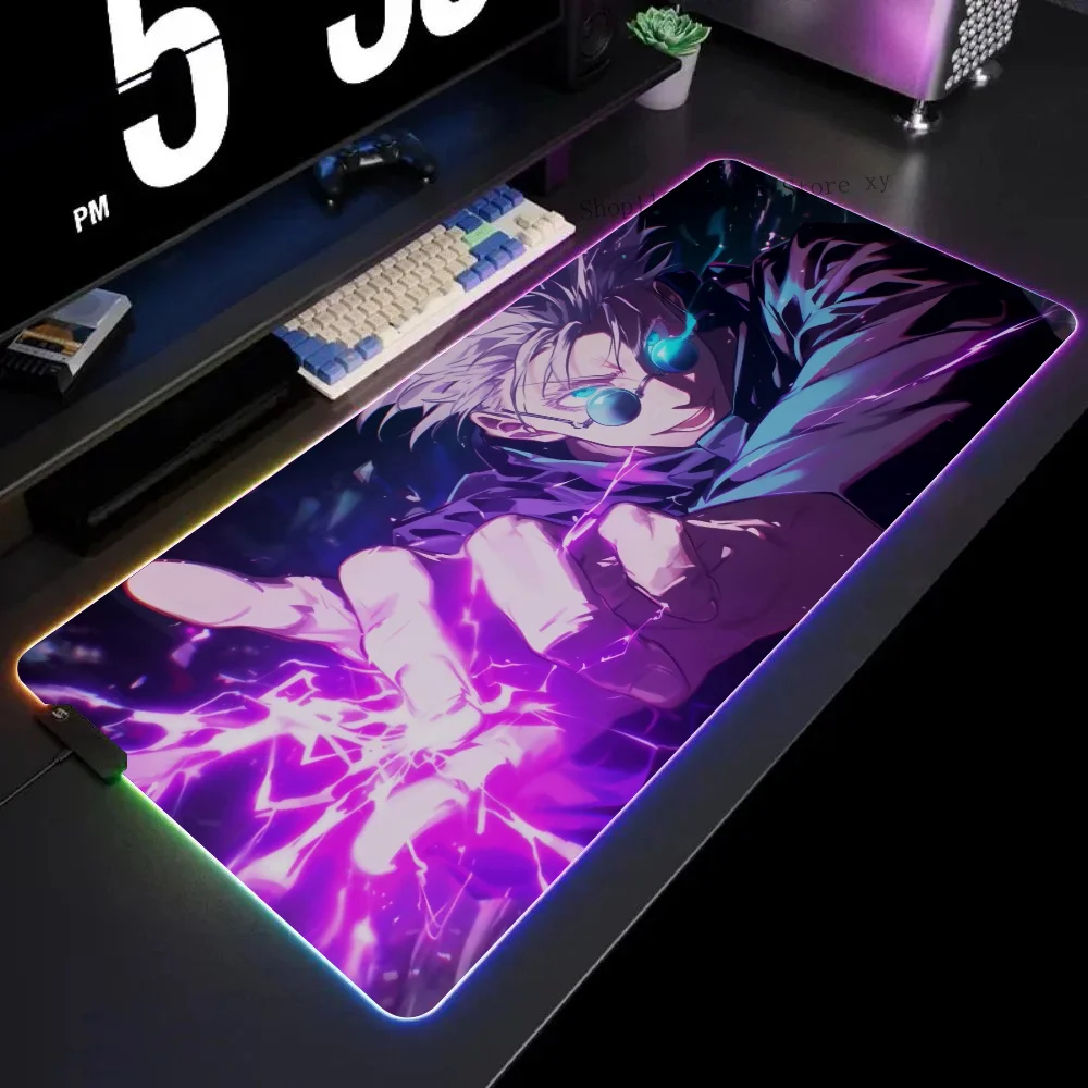 Gojo Hollow Technique Фиолетовый коврик для мыши XXL RGB Коврики для игровой мыши HD Черные аксессуары для геймеров Большой светодиод
Gojo Hollow Technique Фиолетовый коврик для мыши XXL RGB Коврики для игровой мыши HD Черные аксессуары для геймеров Большой светодиод
