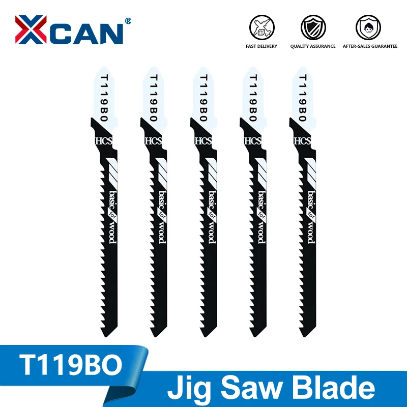 XCAN 1/5/10pcs T119BO Jigsaw Blades Set T-Shank Jig Saw Blade Metal Wood Assorted Blades For Wood Board Plastic Cutting
XCAN 1/5/10pcs T119BO Jigsaw Blades Set T-Shank Jig Saw Blade Metal Wood Assorted Blades For Wood Board Plastic Cutting