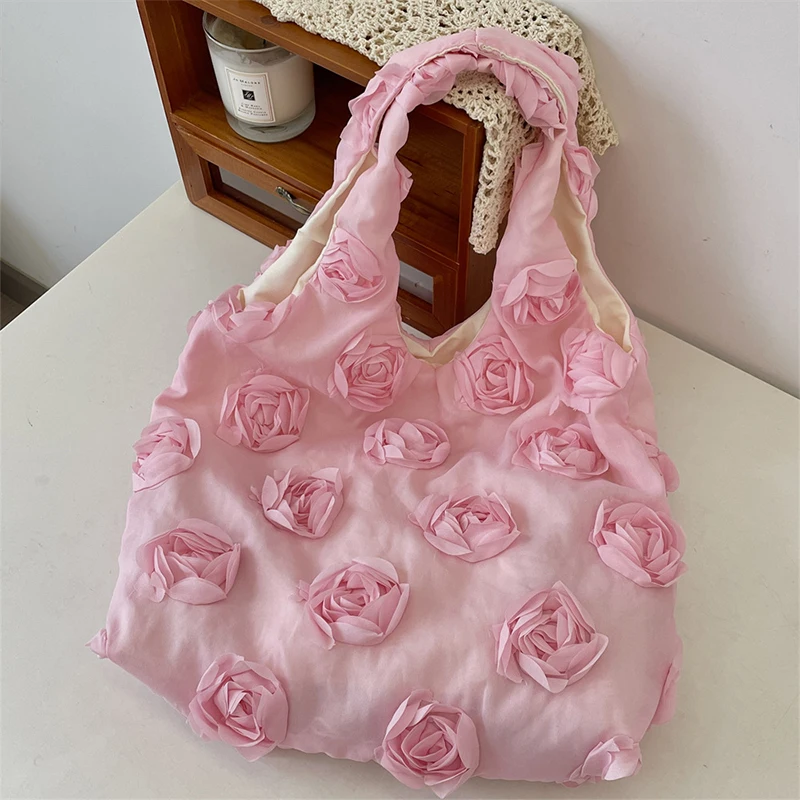 Korean 3d Flower ladies Shoulder Bag High Quality Three-dimensional Flower Canvas Bag Large Capacity Underarm Handbag Vest Bag
Korean 3d Flower ladies Shoulder Bag High Quality Three-dimensional Flower Canvas Bag Large Capacity Underarm Handbag Vest Bag