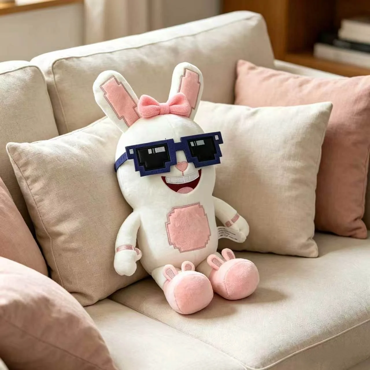 32cm Sahur Steal A Brainrot Plush Toy Stuffed Doll with Blue Glasses and Pink Bow for Kids Birthday Gift Funny Game Character
32cm Sahur Steal A Brainrot Plush Toy Stuffed Doll with Blue Glasses and Pink Bow for Kids Birthday Gift Funny Game Character