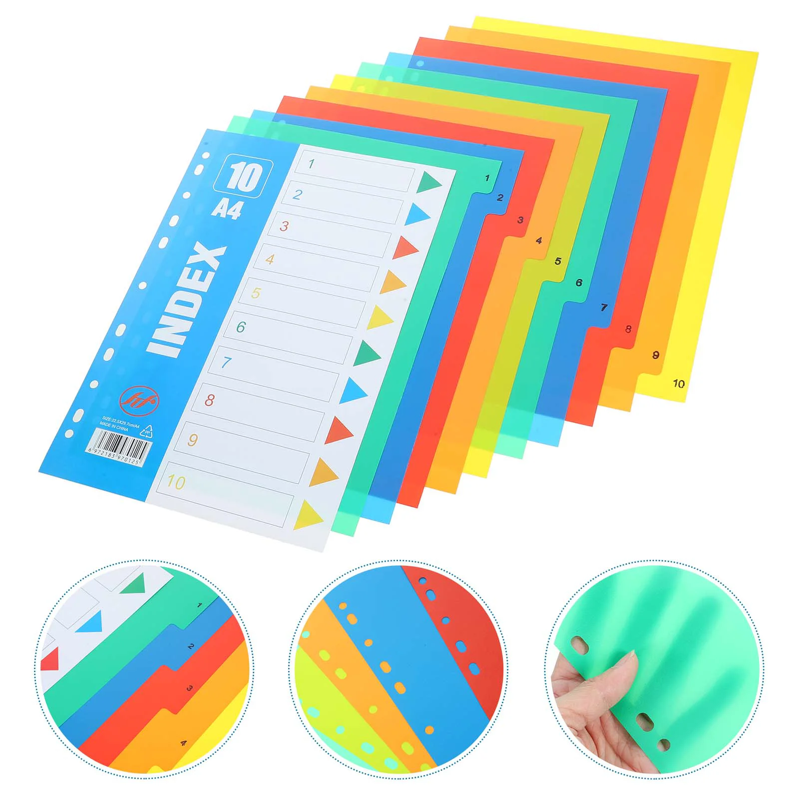Binder Dividers Household Notebook Dividers Household Binder Tabs Office Tab Dividers Book Accessory (Number 1-12)
Binder Dividers Household Notebook Dividers Household Binder Tabs Office Tab Dividers Book Accessory (Number 1-12)