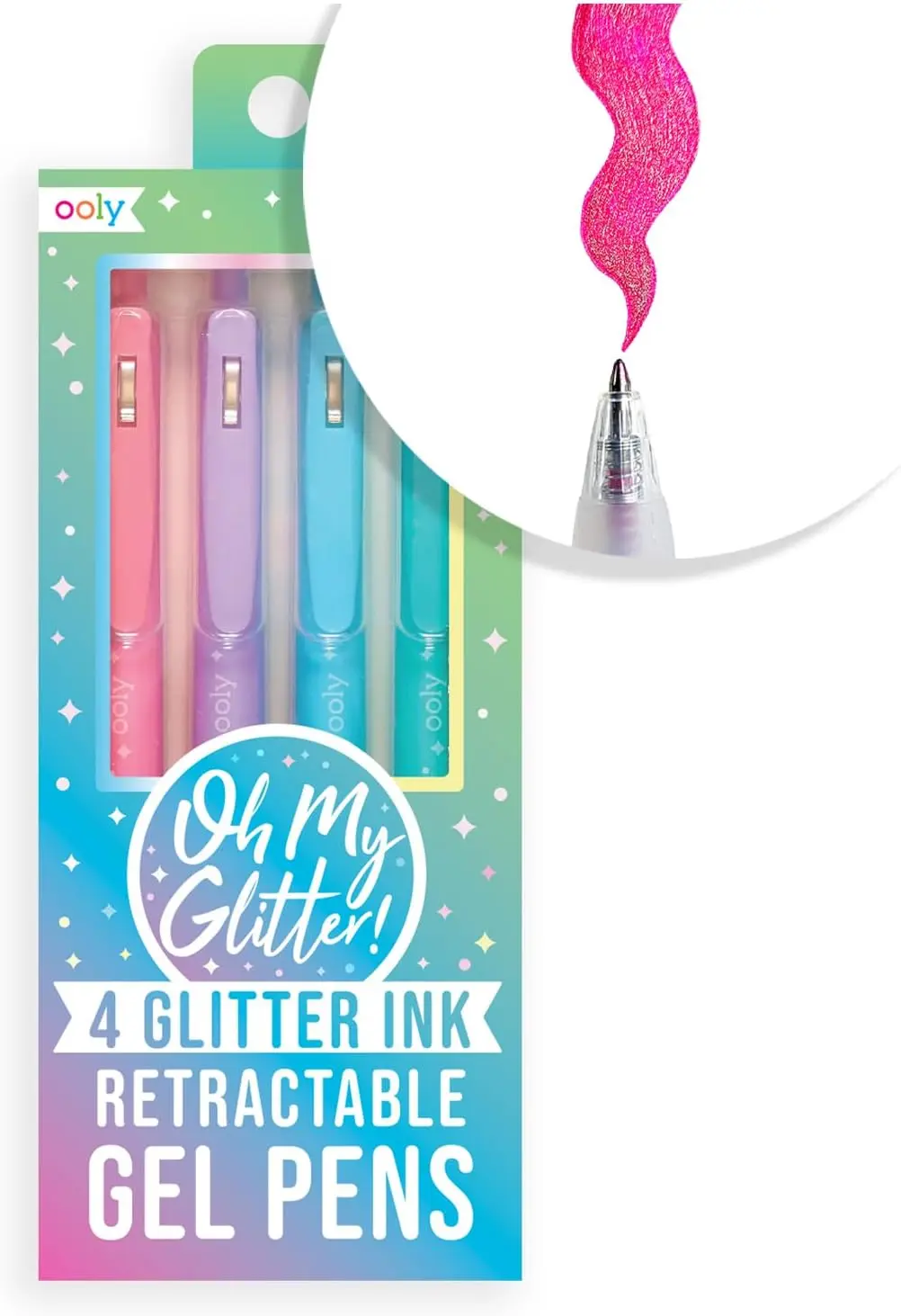 Glitter Gel Pens Set of 4 - Smooth Writing, Retractable, Comfort Grip for Journaling & Art
Glitter Gel Pens Set of 4 - Smooth Writing, Retractable, Comfort Grip for Journaling & Art