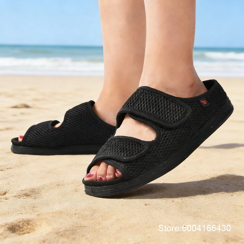 Diabetic Slippers for Big Bloated Feet Adjustable Support for Pregnant Women Comfortable Rubber Foam
Diabetic Slippers for Big Bloated Feet Adjustable Support for Pregnant Women Comfortable Rubber Foam