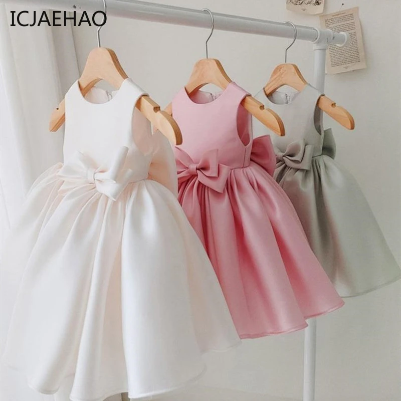 ICJAEHAO 2024 Baby Girl Sleeveless Princess Dress Fashion Solid Color Children Vestidos Cute Clothes 1st Birthday Party Outfit
ICJAEHAO 2024 Baby Girl Sleeveless Princess Dress Fashion Solid Color Children Vestidos Cute Clothes 1st Birthday Party Outfit