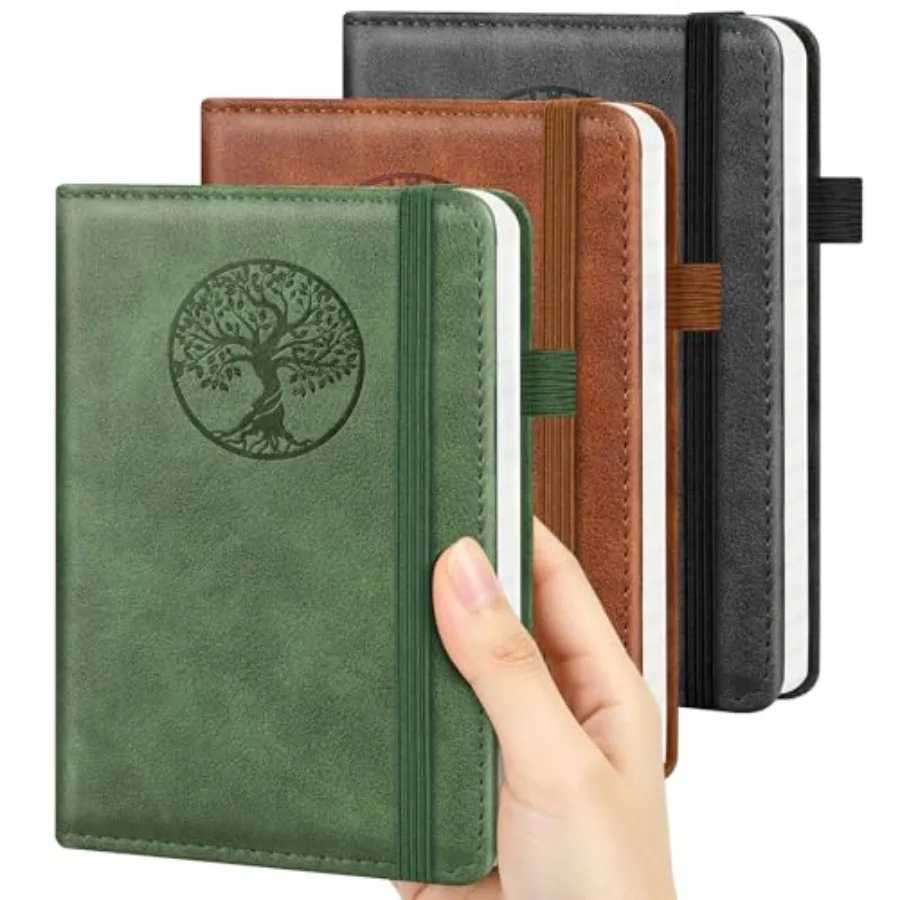 A6 Pocket Notebook Lined Journal: 3 Pack Small Notebook College Ruled, Leather Mini Notebook, Note Pads Office Essentials, Hard
A6 Pocket Notebook Lined Journal: 3 Pack Small Notebook College Ruled, Leather Mini Notebook, Note Pads Office Essentials, Hard