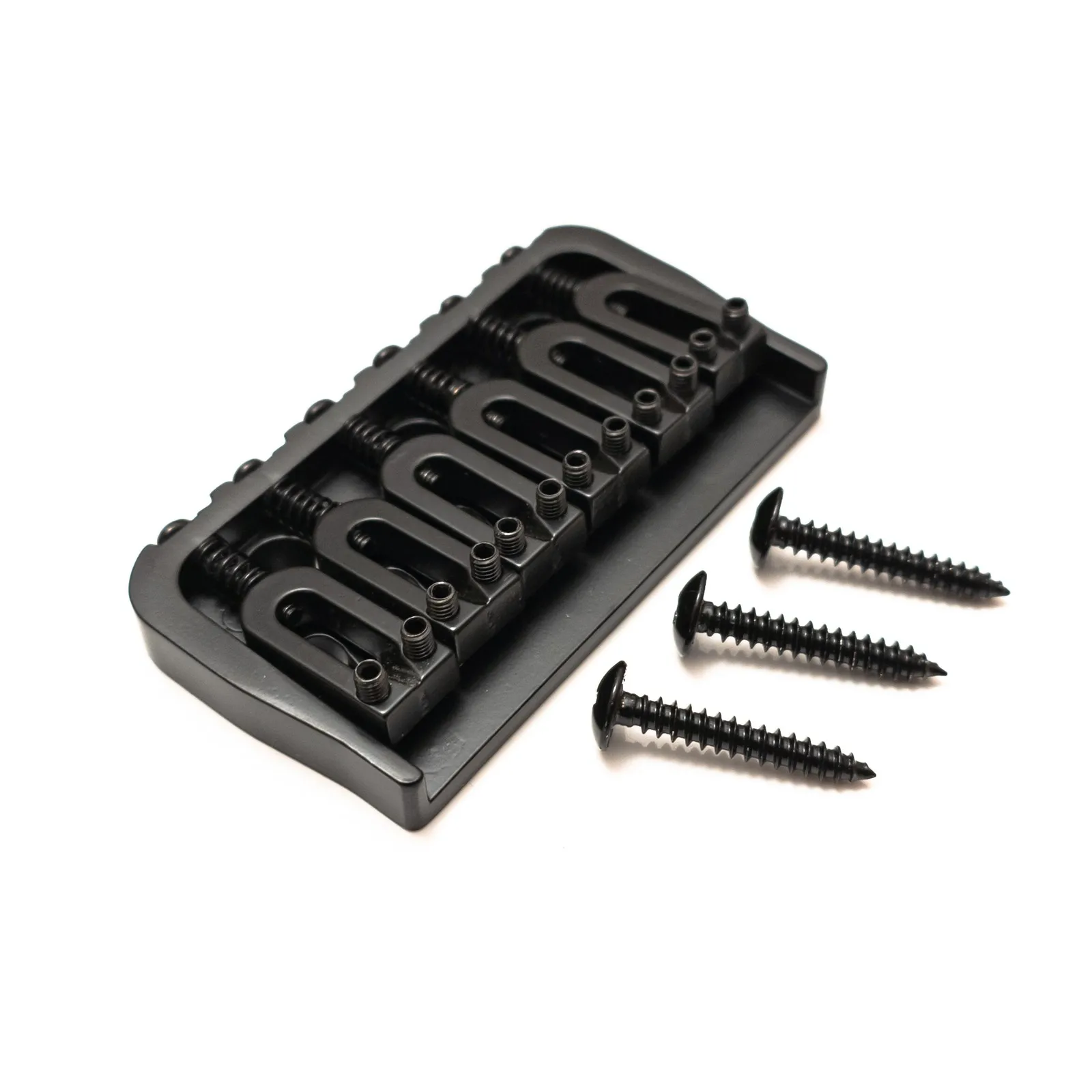 6 String Fixed Guitar Bridge Hardtail String Through Body Electric Guitar Bridge with Screws Wrench Black
6 String Fixed Guitar Bridge Hardtail String Through Body Electric Guitar Bridge with Screws Wrench Black