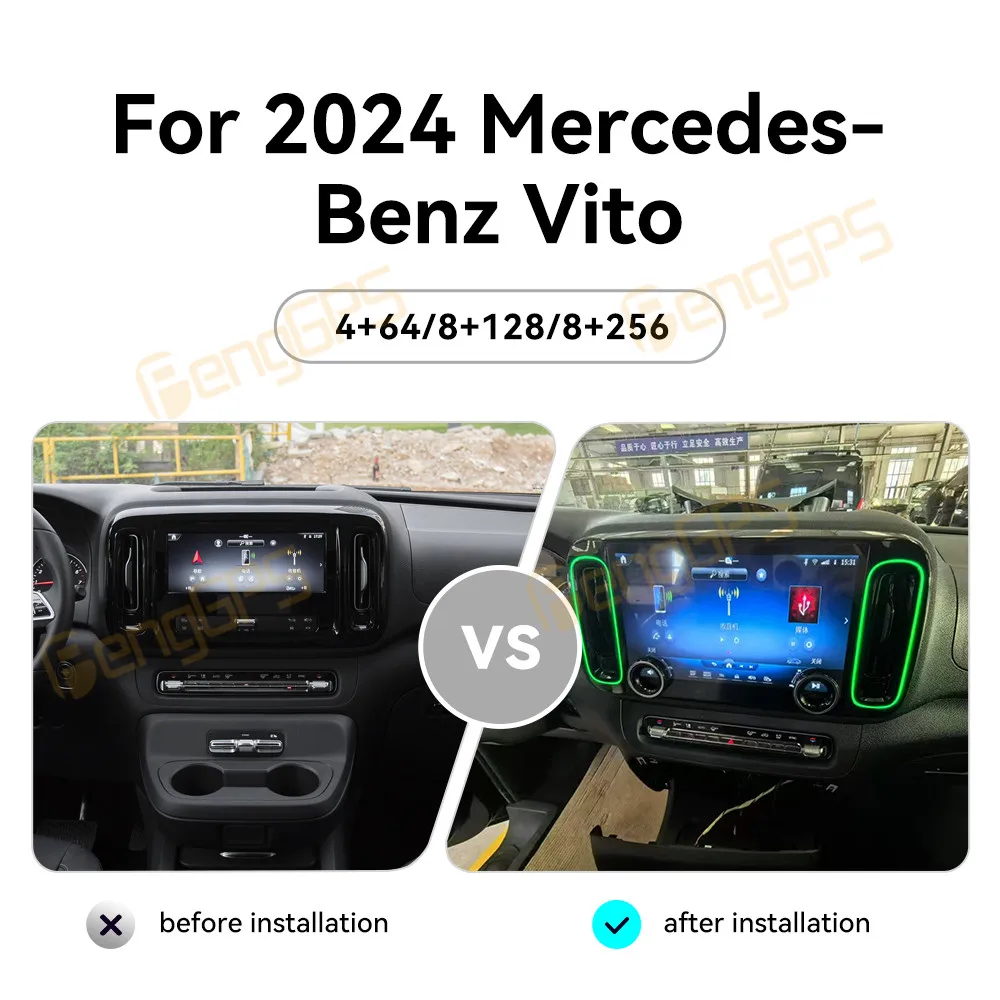 12,8-дюймовый автомобильный радиоприемник для Mercedes-Benz Vito 2024, GPS-навигация, мультимедийный плеер, Carplay, Android 13 AI, WIFI, 4G, экран DSP BT
12,8-дюймовый автомобильный радиоприемник для Mercedes-Benz Vito 2024, GPS-навигация, мультимедийный плеер, Carplay, Android 13 AI, WIFI, 4G, экран DSP BT