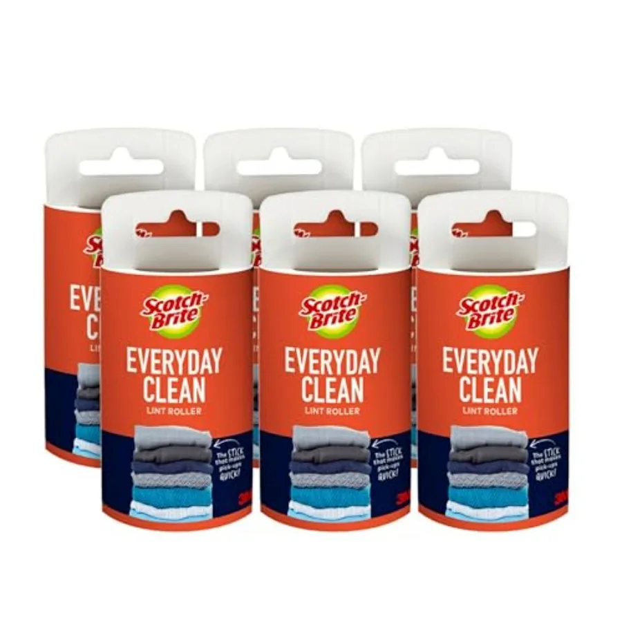 Everyday Clean Lint Roller Refills 6 Roller Refills 420 Sheets White
Everyday Clean Lint Roller Refills 6 Roller Refills 420 Sheets White